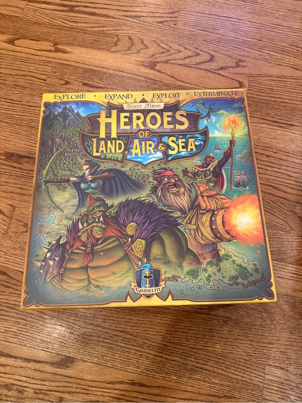 Gamelyn Games Heroes Land, Air & Sea 4X Strategy Board Game